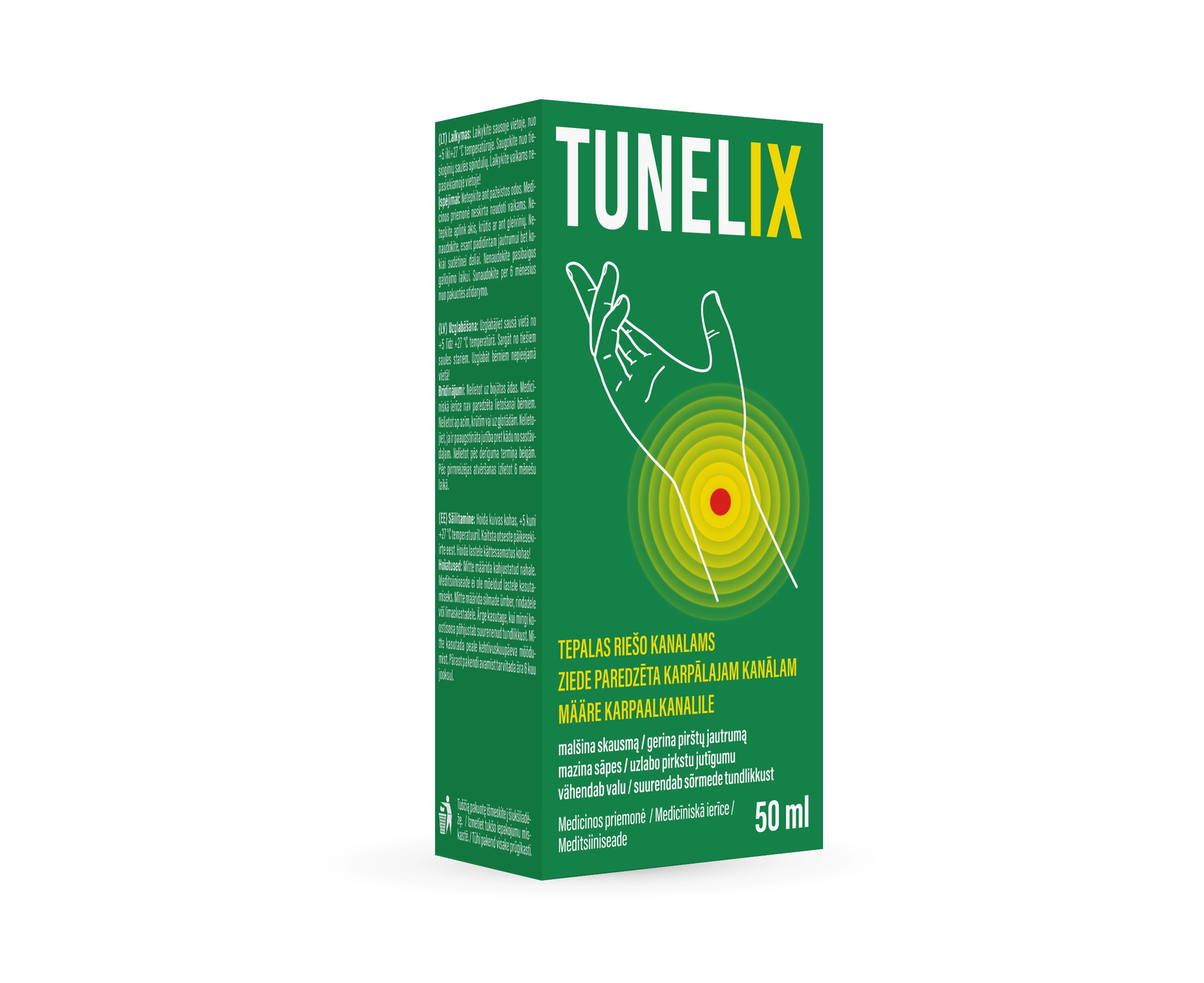 Tunelix - Tepalas riešo kanalams, 50 ml